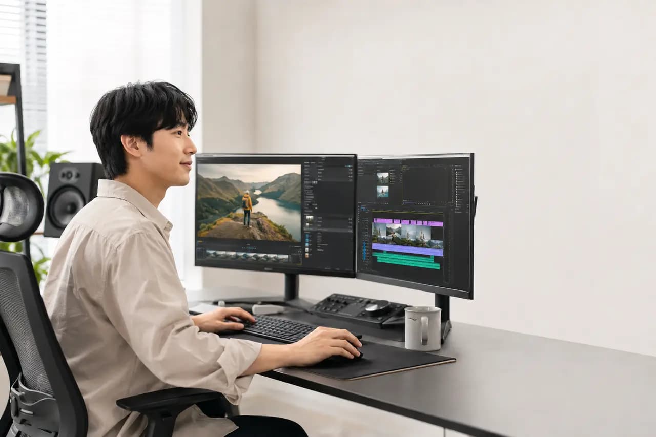 이 과정을 마친 뒤 현직에서 일하는 장면